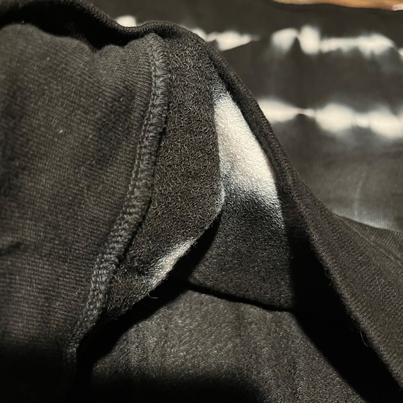 NWT Sundry For EVEREVE BLK Tie Dye Off the Shoulder Sweatshirt Wm 0(SM) LS Soft - Picture 13 of 15